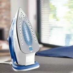 Утюг TEFAL Easygliss 2 FV5736E0, 2500 Вт, керамическое покрытие, самоочистка, антикапля, синий, 1830008076 - фото 4