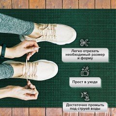 Коврик ДОРОЖКА 0,9х10 м, "ТРАВКА" ЗЕЛЕНЫЙ пластиковый грязезащитный, щетина 10 мм, LAIMA EXPERT, 701071 Коврик ДОРОЖКА 0,9х10 м, "ТРАВКА" ЗЕЛЕНЫЙ пластиковый грязезащитный, щетина 10 мм, LAIMA EXPERT, 701071 - фото 10