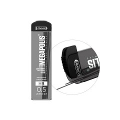 Грифели запасные для механических карандашей 0,5 мм ERICH KRAUSE, HB, КОМПЛЕКТ 20 ШТ., 20345 - фото 3