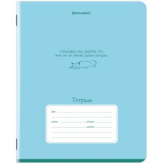 Тетрадь 12 л. BRAUBERG клетка, обложка картон, PHRASES, 107777 - фото 5