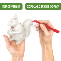 Пластилин скульптурный BRAUBERG ART CLASSIC, белый, 0,5 кг, мягкий, 106518 Пластилин скульптурный BRAUBERG ART CLASSIC, белый, 0,5 кг, мягкий, 106518 - фото 8