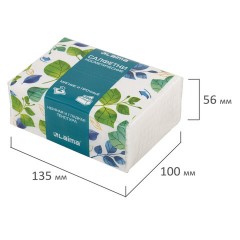 Салфетки косметические 200 шт. в упаковке, 2 слоя, 13,5х19 см, LAIMA PREMIUM UNIT PACK, 116357 - фото 5