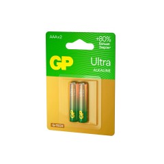 Батарейки КОМПЛЕКТ 2 шт., GP Ultra G-Tech, AAA (LR03, 24А), алкалиновые, мизинчиковые, 24AUA21-2CRSBC2 Батарейки КОМПЛЕКТ 2 шт., GP Ultra G-Tech, AAA (LR03, 24А), алкалиновые, мизинчиковые, 24AUA21-2CRSBC2 - фото 3