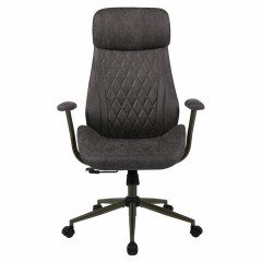 Кресло BRABIX PREMIUM "Dakota EX-572", синхромеханизм, искусственная замша, темно-серый, 532943 - фото 3