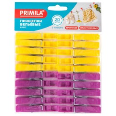 Прищепки бельевые 7 см, КОМПЛЕКТ 20 штук, пластик, ассорти, PRIMILA BASIC, 700514 Прищепки бельевые 7 см, КОМПЛЕКТ 20 штук, пластик, ассорти, PRIMILA BASIC, 700514 - фото 8