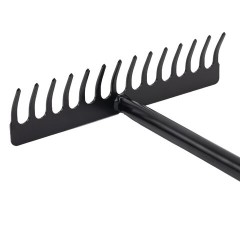 Грабли 14 зубьев цельнометаллические 35х10 см, ОБЩАЯ ДЛИНА 150 см, черенок сталь, RABBITEX (РАББИТЕКС) "LONG HANDLE", 700493 - фото 8