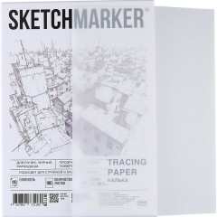 Калька А4 для печати и творчества, 110 г/м2, 100 листов, SKETCHMARKER, SM17120 Калька А4 для печати и творчества, 110 г/м2, 100 листов, SKETCHMARKER, SM17120 - фото 2
