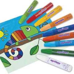 Восковые мелки утолщенные на масляной основе ЮНЛАНДИЯ "ДОМИКИ", 12 цветов, 273090 - фото 8