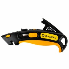 Нож универсальный мощный, BRAUBERG METALLIC PRO, автофиксатор, функция автовозврата, 238737 Нож универсальный мощный, BRAUBERG METALLIC PRO, автофиксатор, функция автовозврата, 238737 - фото 12