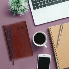 Ежедневник датированный 2026, А5, 138x213 мм, BRAUBERG "Cayman", под кожу, бордовый/коричневый, 117044 - фото 13