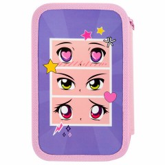 Пенал ПИФАГОР, 3 отделения, ламинированный картон, 19х11 см, "Anime eyes", 272251 Пенал ПИФАГОР, 3 отделения, ламинированный картон, 19х11 см, "Anime eyes", 272251 - фото 3