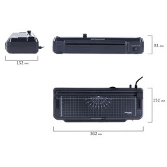 Ламинатор 3 в 1 BRAUBERG CHF-02, А4, 60-150 мкм, 30 см/мин, со встроенным резаком и обрезчиком углов, В ПОДАРОК набор пленок 40 шт., 532862 - фото 11