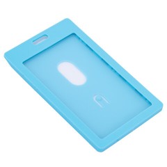 Бейдж вертикальный (90х54 мм) АССОРТИ, голубой, красный, салатовый, оранжевый, BRAUBERG ULTRA COLOR, 238821 - фото 4