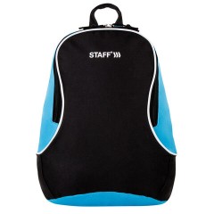 Рюкзак STAFF FLASH универсальный, черно-синий, 40х30х16 см, 270295 Рюкзак STAFF FLASH универсальный, черно-синий, 40х30х16 см, 270295 - фото 2