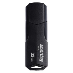 Флеш-диск 32GB SMARTBUY Clue USB 2.0, черный, SB32GBCLU-K - фото 2