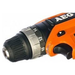 Дрель-шуруповерт аккумуляторная, 12 В, 34 Нм, Li-ion 2х2 Ач, AEG BS12C2 LI-202B, 4935448465 - фото 4