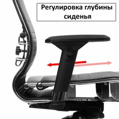 Кресло офисное МЕТТА "К-27" хром, ткань, сиденье и спинка мягкие, серое Кресло офисное МЕТТА "К-27" хром, ткань, сиденье и спинка мягкие, серое - фото 14