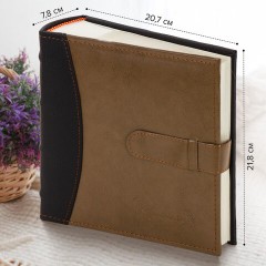 Фотоальбом BRAUBERG "Business style" на 300 фото 10х15 см, под кожу, бумажные страницы, бокс, 391183 - фото 16