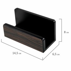 Набор настольный GALANT "Blackwood" из дерева, 8 предметов, цвет "чёрное дерево", 238165 - фото 6
