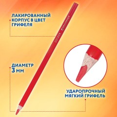 Карандаши цветные BRAUBERG PREMIUM 12 цветов + 1 чернографитный карандаш, трехгранные, грифель 3 мм, 181936 Карандаши цветные BRAUBERG PREMIUM 12 цветов + 1 чернографитный карандаш, трехгранные, грифель 3 мм, 181936 - фото 10
