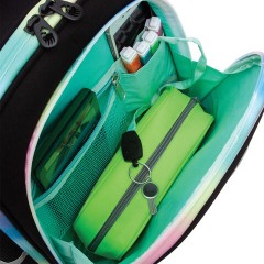 Ранец GRIZZLY анатомическая спинка, c брелоком, для девочек, RAINBOW CAT, 36х28х20 см, RAz-486-2/1 Ранец GRIZZLY анатомическая спинка, c брелоком, для девочек, RAINBOW CAT, 36х28х20 см, RAz-486-2/1 - фото 8