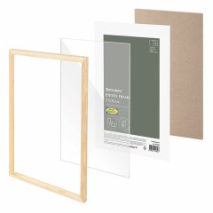 Рамка 21х30 см небьющаяся, аналог IKEA, багет 12 мм дерево, BRAUBERG "Woodray", цвет натуральный, 391360 Рамка 21х30 см небьющаяся, аналог IKEA, багет 12 мм дерево, BRAUBERG "Woodray", цвет натуральный, 391360 - фото 5