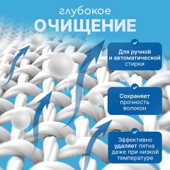 Стиральный порошок автомат 3 кг ЛЮБАША "ЛОТОС", для всех типов тканей, 605569 Стиральный порошок автомат 3 кг ЛЮБАША "ЛОТОС", для всех типов тканей, 605569 - фото 7
