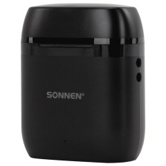 Наушники беспроводные TWS вкладыши с микрофоном, SONNEN EP-BH10B, Bluetooth 5.3, черные, 514122 - фото 5