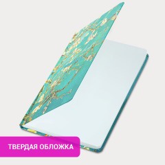 Ежедневник недатированный с резинкой А5 (145х203 мм), BRAUBERG, твердый, фольга, 128 л., "Almond", 114568 Ежедневник недатированный с резинкой А5 (145х203 мм), BRAUBERG, твердый, фольга, 128 л., "Almond", 114568 - фото 12