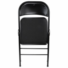 Стул складной BRABIX "Golf Plus CF-003 КОМФОРТ", чёрный каркас, чёрная ткань, 532889 - фото 9