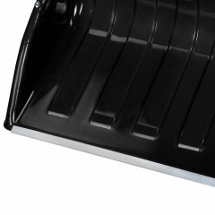 Лопата снеговая СКРЕПЕР 70х47 см пластиковый ЧЕРНЫЙ, алюминиевая планка, рукоятка 110 см, СУПЕРПРОЧНЫЙ, ГРАНДМАСТЕР, 700342 - фото 6