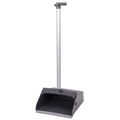 Совок для мусора + щетка, рукоятки 80 см, "БОЛЬШОЙ", для улицы, цеха, офиса, серый, LAIMA PROFESSIONAL, 606663 - фото 6