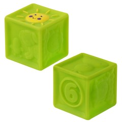 Тактильные кубики, сенсорные игрушки развивающие, ЭКО, 9 штук, BAMBOX BABY (БАМБОКС БЭБИ), 665908 - фото 12