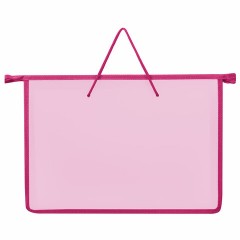 Папка на молнии с ручками ПИФАГОР А4, 1 отделение, пластик, ручки-шнурок, "Best Buds", 271469 - фото 3