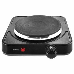 Настольная электрическая плита CENTEK CT-1506, 1000 Вт, 1 конфорка, 5 режимов нагрева, черная, CT-1506 Black Настольная электрическая плита CENTEK CT-1506, 1000 Вт, 1 конфорка, 5 режимов нагрева, черная, CT-1506 Black - фото 2