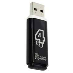 Флеш-диск 4 GB, SMARTBUY Glossy, USB 2.0, черный, SB4GBGS-K Флеш-диск 4 GB, SMARTBUY Glossy, USB 2.0, черный, SB4GBGS-K - фото 2