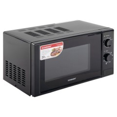 Микроволновая печь SONNEN MW2070BL-6M, 20 л, 700 Вт, таймер, механическое управление, кнопка, черная, 454984 - фото 5