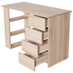Стол письменный/компьютерный BRABIX "Scandi CD-016", 1100х500х750 мм, 4 ящика, дуб сонома, 641892, ЦБ013707-2 - фото 12
