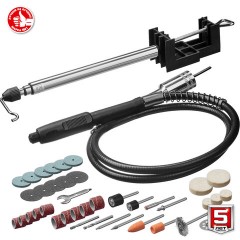 Гравер электрический 160 Вт, размер цанги 3,2 мм, 41 предмет, кейс, ЗУБР Мастер ЗГ-160 КН41 - фото 3