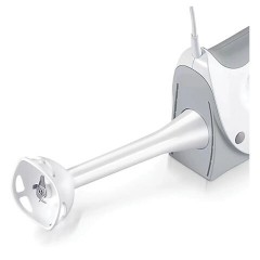 Миксер BOSCH MFQ 3540, 450 Вт, 5 скоростей, 2 венчика, 2 крюка для теста, стакан, белый, MFQ3540 - фото 5