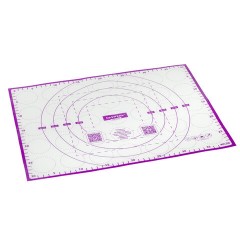 Коврик силиконовый для раскатки/запекания 30х40 см, фиолетовый, DASWERK, 608423 Коврик силиконовый для раскатки/запекания 30х40 см, фиолетовый, DASWERK, 608423 - фото 4