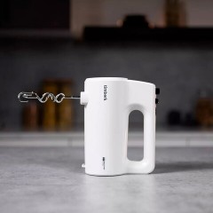 Миксер TIMBERK T-HM40S48, 700 Вт, 5 скоростей, 2 венчика, 2 крюка для теста, белый Миксер TIMBERK T-HM40S48, 700 Вт, 5 скоростей, 2 венчика, 2 крюка для теста, белый - фото 9