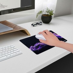 Коврик для мыши SONNEN "NEON SPLASH" резина + ткань, 250х200х2 мм, 513957 - фото 4