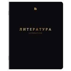 Тетради предметные, КОМПЛЕКТ 12 ПРЕДМЕТОВ, 48 л., Soft-Touch, 3D-фольга, BRAUBERG, "BLACK GOLD", 405602 - фото 8