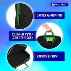 Папка на молнии с ручками BRAUBERG А4, 1 отделение, полиэстер, 80 мм, "Night warrior", 272183 Папка на молнии с ручками BRAUBERG А4, 1 отделение, полиэстер, 80 мм, "Night warrior", 272183 - фото 10