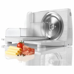 Ломтерезка GORENJE R401W, диаметр ножа 17 см, 100 Вт, диаметр ломтиков 0-17 мм, белый - фото 4