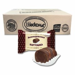 Конфеты неглазированные АККОНД "Аккондовская картошка" с кремовой начинкой какао, 2 кг Конфеты неглазированные АККОНД "Аккондовская картошка" с кремовой начинкой какао, 2 кг - фото 2