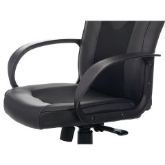 Кресло компьютерное BRABIX "Game GM-017", экокожа/ткань, черное, 532641, GM-017_532641 Кресло компьютерное BRABIX "Game GM-017", экокожа/ткань, черное, 532641, GM-017_532641 - фото 8