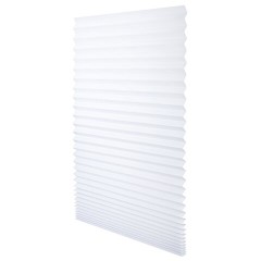 Жалюзи-плиссе, штора бумажная самоклеящаяся BRABIX, 60х180 см, ЭКО, 80 г/м2, цвет белый, 1 шт., 700001