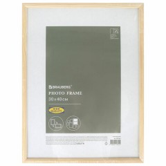 Рамка 30х40 см небьющаяся, аналог IKEA, багет 12 мм, дерево, BRAUBERG "Woodray", цвет натуральный, 391361 Рамка 30х40 см небьющаяся, аналог IKEA, багет 12 мм, дерево, BRAUBERG "Woodray", цвет натуральный, 391361 - фото 8